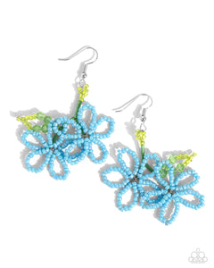 Beaded Blooms - Blue #E004