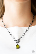 Load image into Gallery viewer, So Sorority - Green ♥ Necklace
