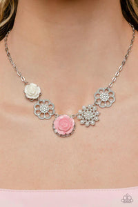 TEA PARTY FAVORS -PINK NECKLACE