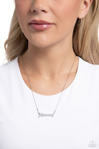 Birth Month Bling - February - Silver #N710