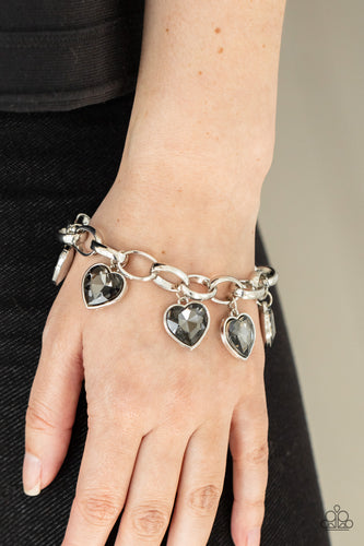 Candy Heart Charmer - Silver #B087