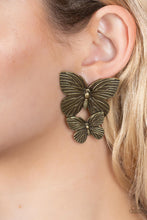 Load image into Gallery viewer, Blushing Butterflies - Brass #E183