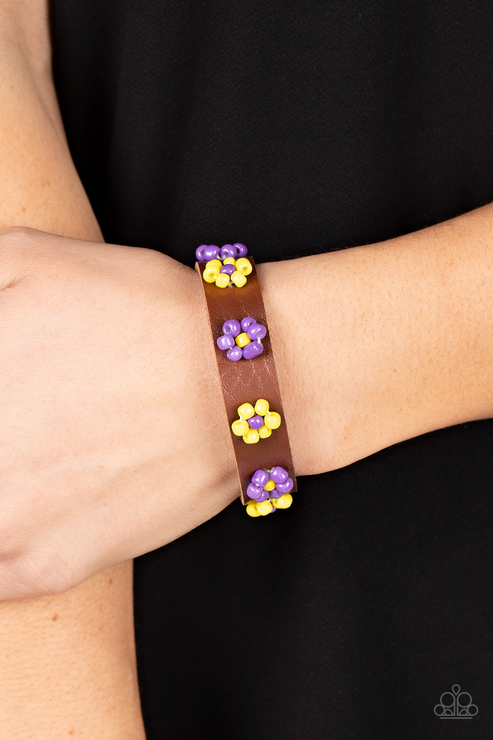 Flowery Frontier - Purple #B242-2